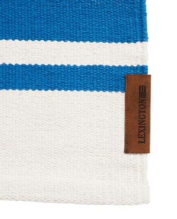 Organic Striped Cotton entrace 地毯 80x220 cm - 蓝色-白色 - Lexington