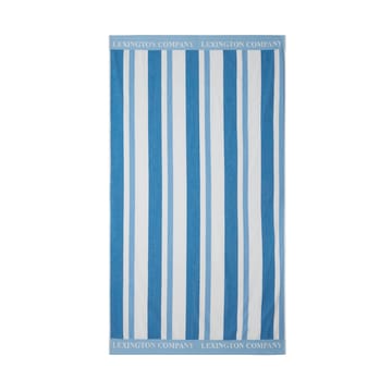 Striped Cotton Terry beach 毛巾 100x180 cm - 蓝色 - Lexington