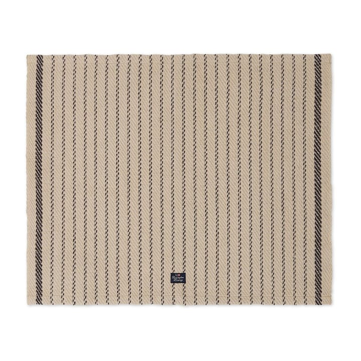 Striped Jute Cotton 餐垫 40x50 cm, 米色-深灰色 Lexington