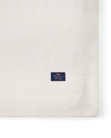 White jacquard cotton 桌布 150x250 cm - 白色 - Lexington