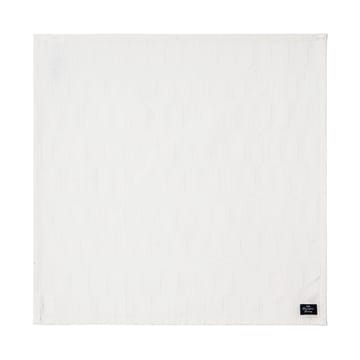 White jacquard cotton 餐巾纸 50x50 cm - 白色 - Lexington