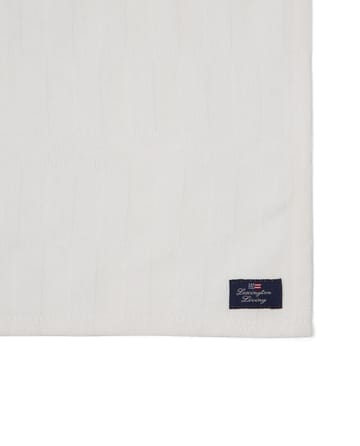 White jacquard cotton 餐巾纸 50x50 cm - 白色 - Lexington