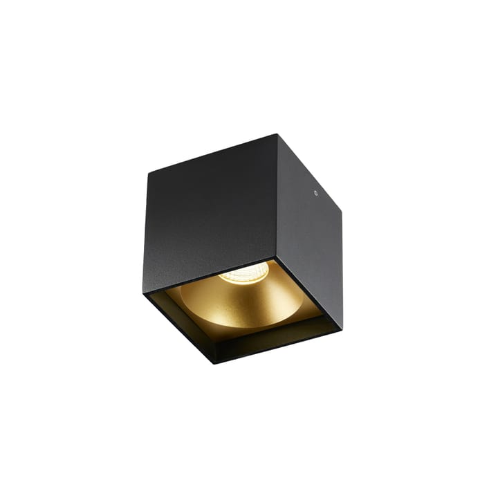 Solo Square spotlight - 黑色/gold, 3000 kelvin - Light-Point