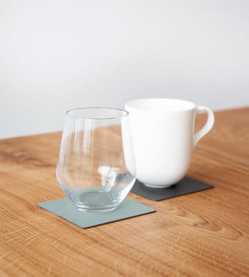 Cloud-Nupo coaster reversible square 1 pcs - anthracite-pastel 绿色 - LIND DNA