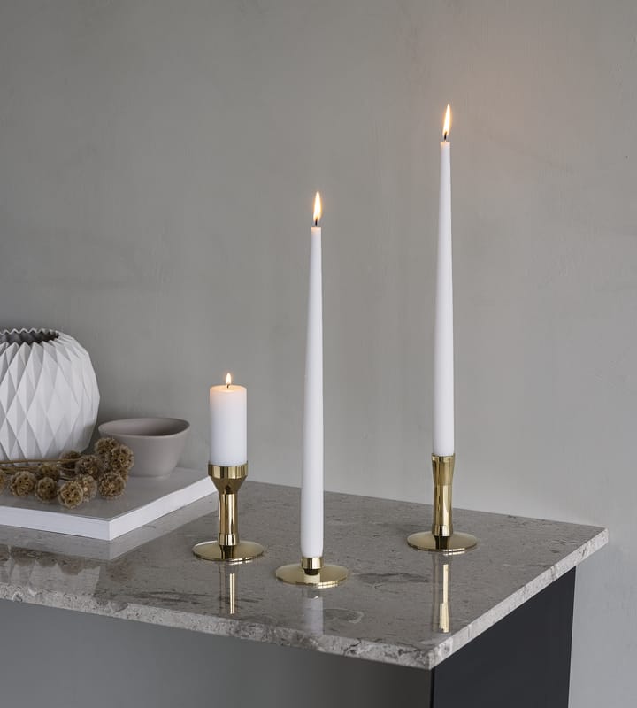 Curve Candlestick - Gold, plinth - LIND DNA