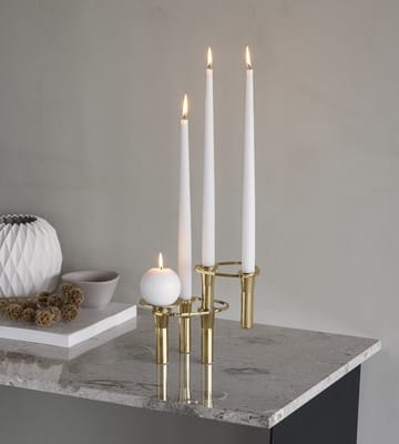 Curve Candlestick - Gold, tray - LIND DNA