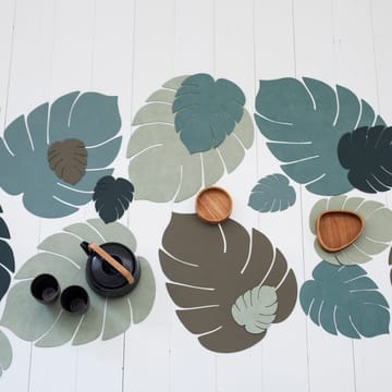 Monstera Leaf Hippo coaster - Olive 绿色 - LIND DNA