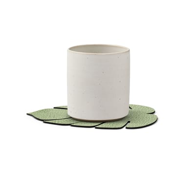 Monstera Leaf Hippo coaster - Olive 绿色 - LIND DNA