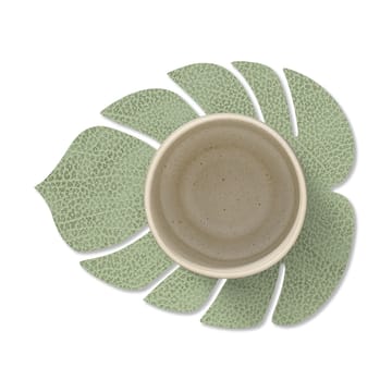 Monstera Leaf Hippo coaster - Olive 绿色 - LIND DNA