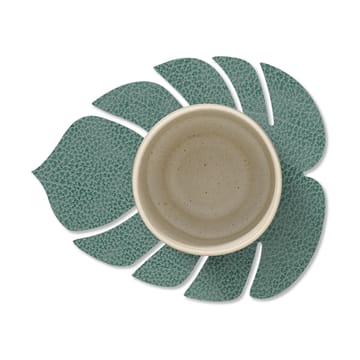 Monstera Leaf Hippo coaster - Pastel 绿色 - LIND DNA