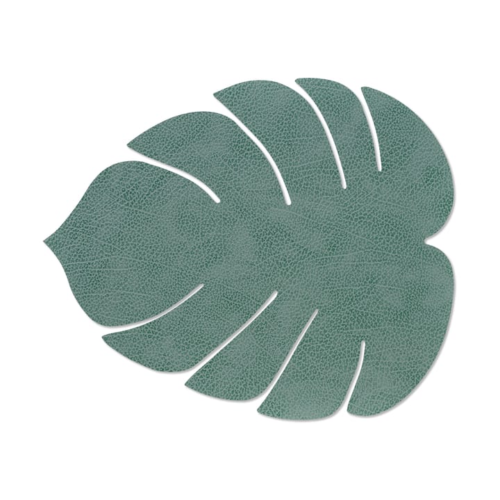 Monstera Leaf Hippo 餐垫  L - Pastel 绿色 - LIND DNA