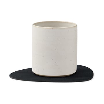 Nupo coaster reversible curve 1 pcs - 黑色-棕色 - LIND DNA