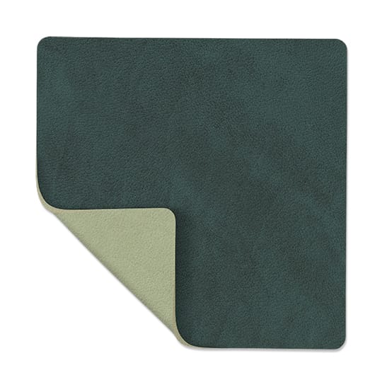 Nupo coaster square reversible 1 pcs - Dark 绿色-olive 绿色 - LIND DNA