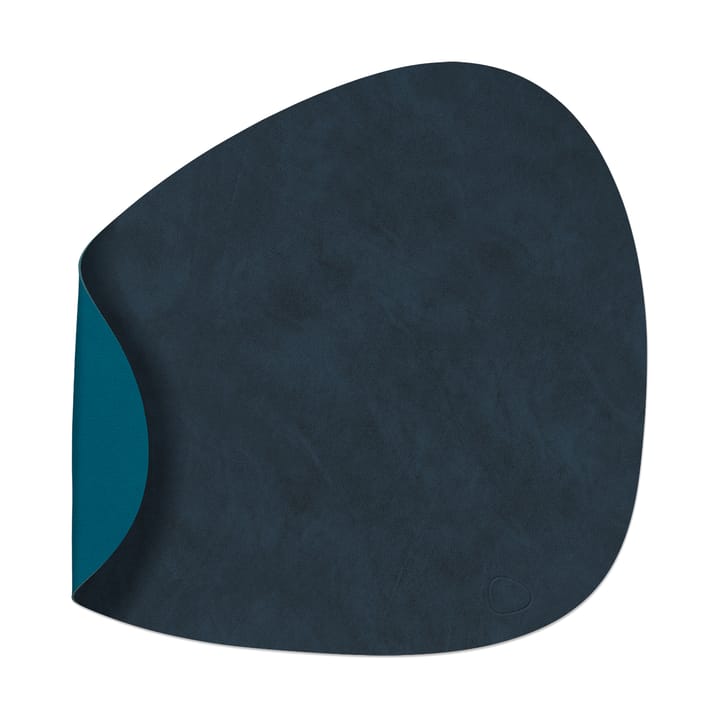 Nupo 餐垫 reversible curve L 1 pc - Midnight 蓝色-petrol - LIND DNA