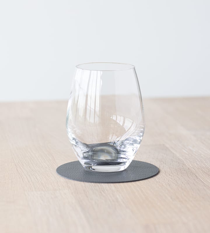 Serene coaster circle Ø10 cm - Anthracite - LIND DNA