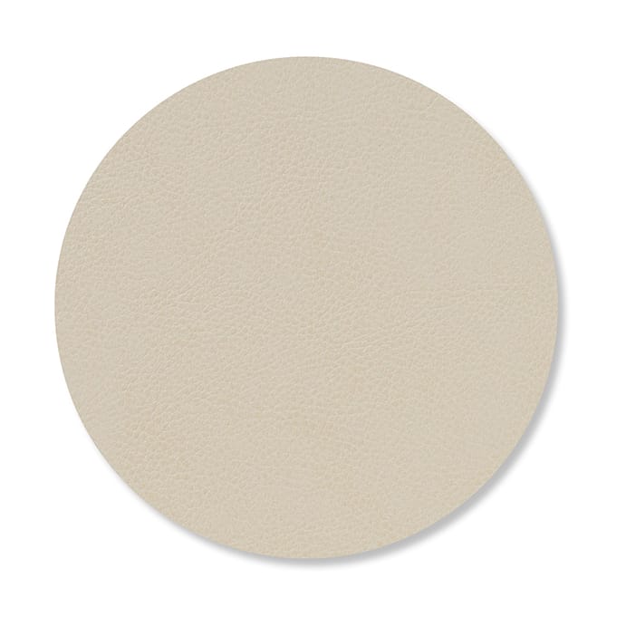 Serene coaster circle Ø10 cm - Cream - LIND DNA