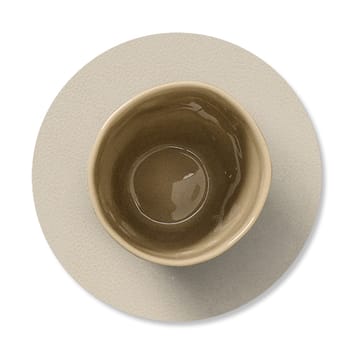 Serene coaster circle Ø10 cm - Cream - LIND DNA