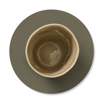 Serene coaster circle Ø10 cm - Moss - LIND DNA