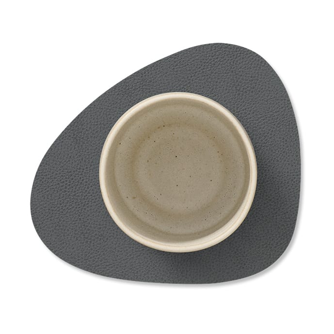 Serene coaster curve 11x13 cm, Anthracite LIND DNA