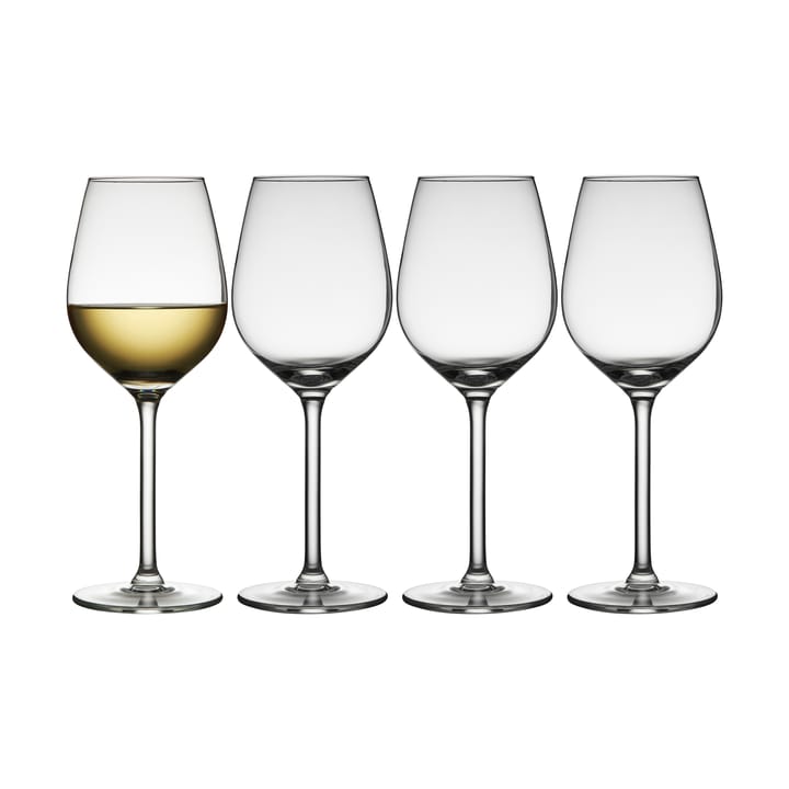 Juvel white 红酒杯 38 cl 四件套装 - Clear - Lyngby Glas