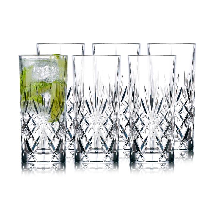 Melodia highball 玻璃 36 cl 六件套装 - Crystal - Lyngby Glas