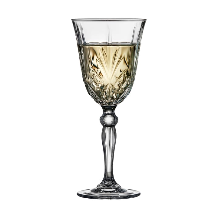 Melodia white 红酒杯 21 cl 四件套装, Crystal Lyngby Glas