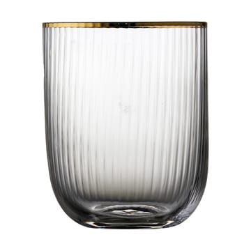 Palermo Gold tumbler 玻璃 35 cl 四件套装 - Clear-gold - Lyngby Glas