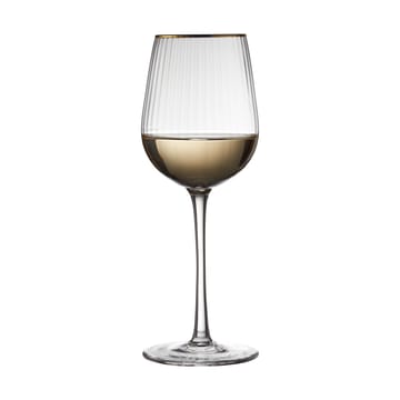 Palermo Gold white 红酒杯 30 cl 四件套装 - Clear-gold - Lyngby Glas