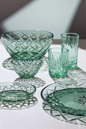 Sorrento 小 盘子 Ø16 cm 四件套装 - Green - Lyngby Glas