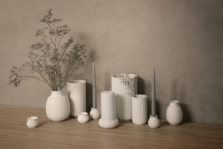 Curve Block 烛台 Ø11 cm - 白色 - Lyngby Porcelæn