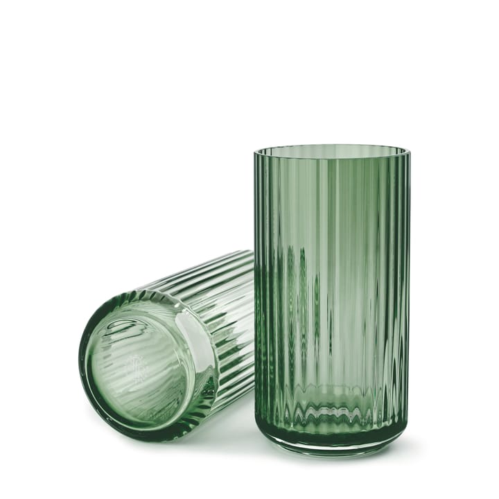 Lyngby 花瓶 glass green - 20 cm - Lyngby Porcelæn