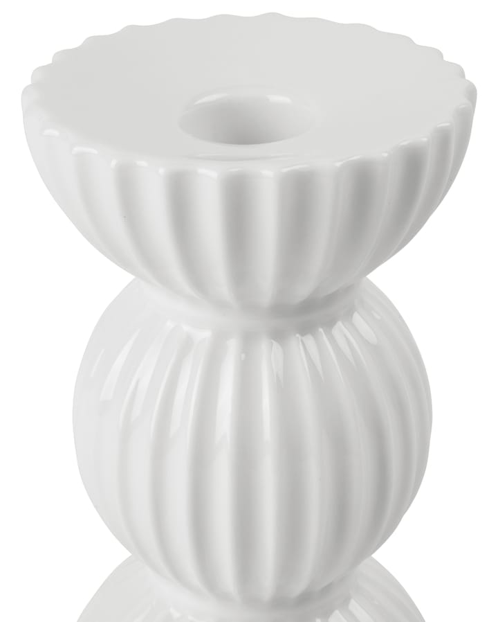 Lyngby Tura 烛台  14 cm - 白色 - Lyngby Porcelæn