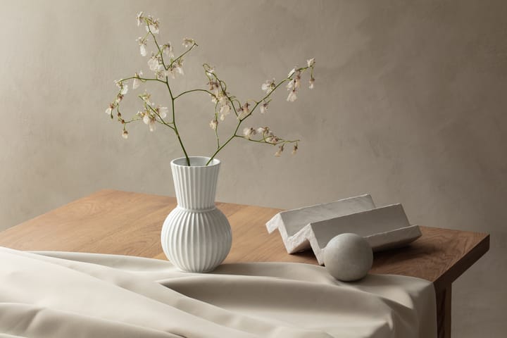 Lyngby Tura 花瓶 white - 18 cm - Lyngby Porcelæn