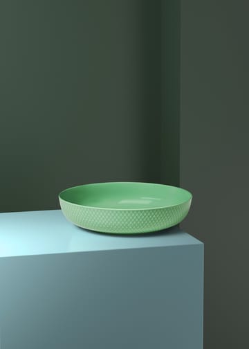 Rhombe 碗 Ø28 cm - 绿色 - Lyngby Porcelæn