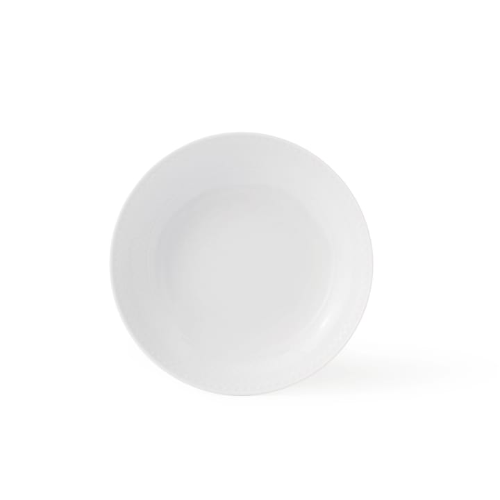 Rhombe deep  盘子 white - Ø 20 cm - Lyngby Porcelæn