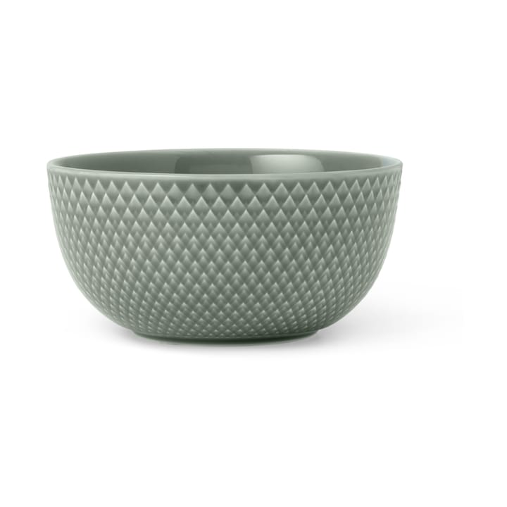 Rhombe Earth 碗 Ø13 cm - Moss - Lyngby Porcelæn