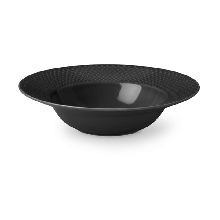 Rhombe Earth 深盘 Ø24.5 cm - Slate - Lyngby Porcelæn