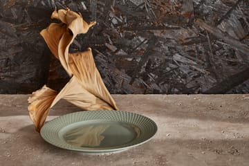 Rhombe Earth lunch 盘子 Ø21 cm - Moss - Lyngby Porcelæn