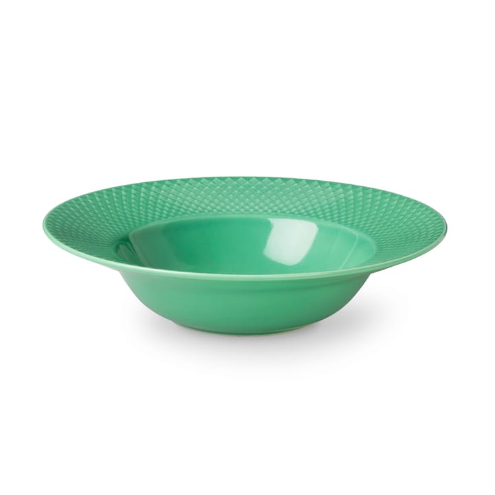 Rhombe 深盘 green - 24.5 cm - Lyngby Porcelæn