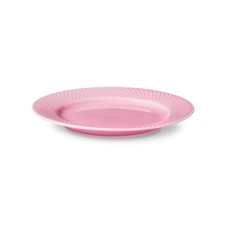 Rhombe 盘子 pink - 21 cm - Lyngby Porcelæn