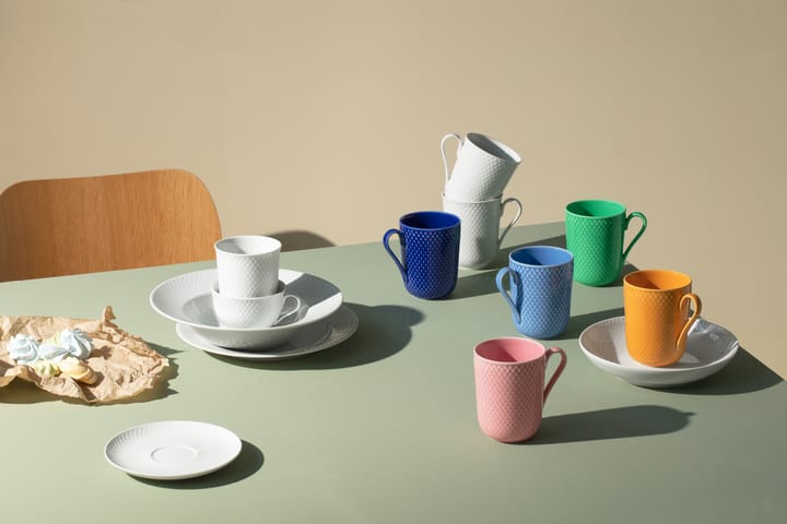 Rhombe 马克杯 with handle 33 cl - 黄色 - Lyngby Porcelæn