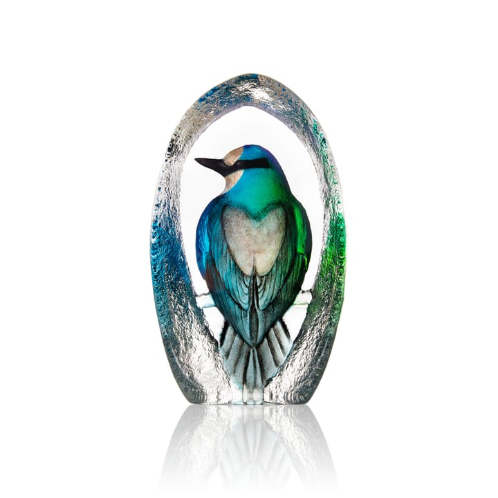 Wildlife Colorina glass sculpture 17.5 cm - 蓝色 - Målerås Glasbruk