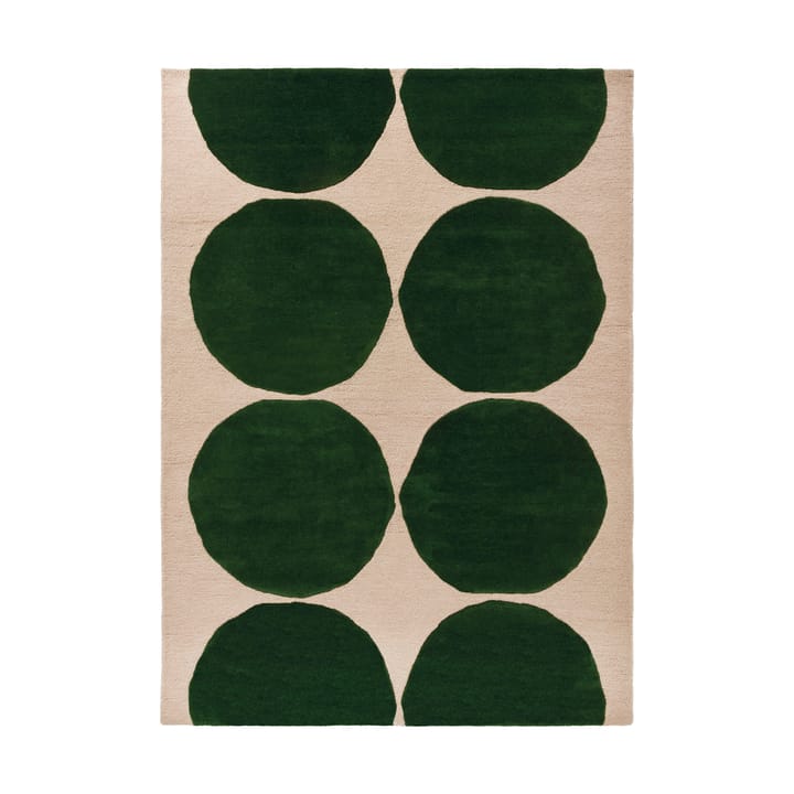 Isot Kivet 羊毛地毯 - 绿色, 140x200 cm - Marimekko