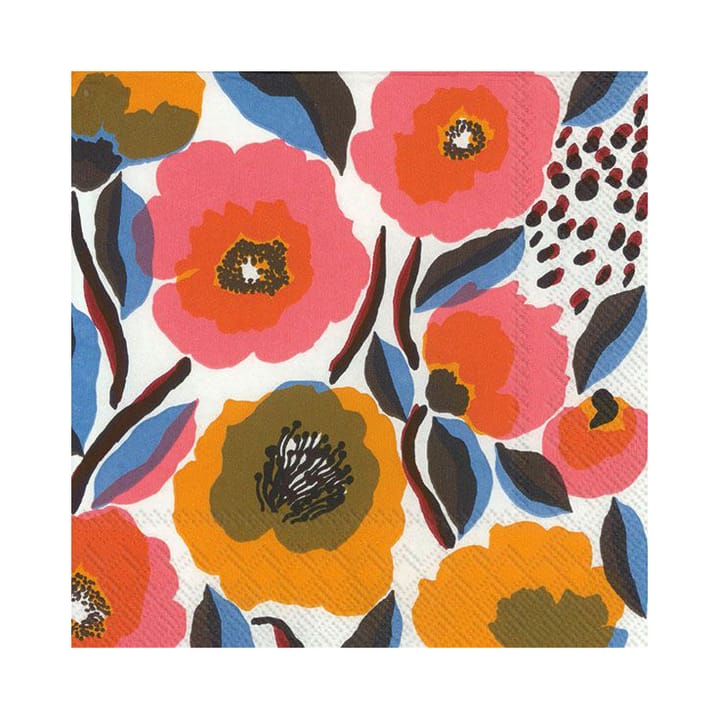 Rosarium 餐巾纸 33x33cm 20件装 - 白色 - Marimekko