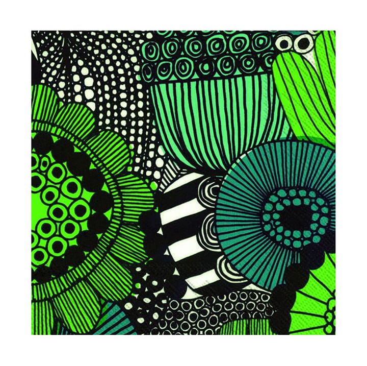 Siirtolapuutarha 餐巾纸 33x33cm 20件装 - 绿色 - Marimekko