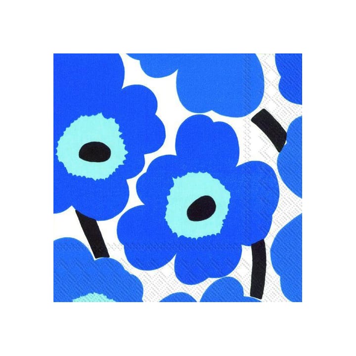 Unikko 餐巾纸 40x40cm 20件装 - 蓝色 - Marimekko