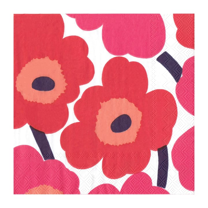 Unikko 餐巾纸 40x40cm 20件装 - 红色 - Marimekko