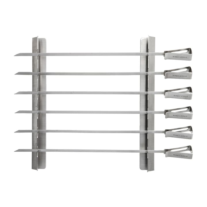 Markus grill skewer 8-pieces 16x37 cm - 银色 - Markus Aujalay