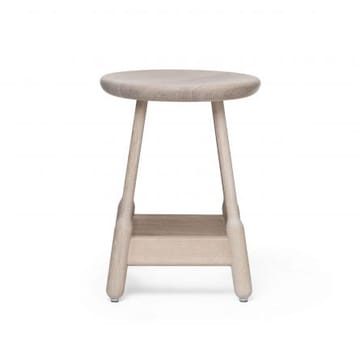 Albert barstool 50 cm 凳子 - 白色-oiled oak - Massproductions