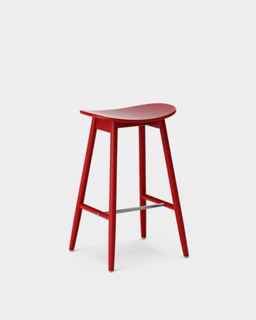 Icha barstool 65 cm 凳子 - 红色 varnished beech - Massproductions